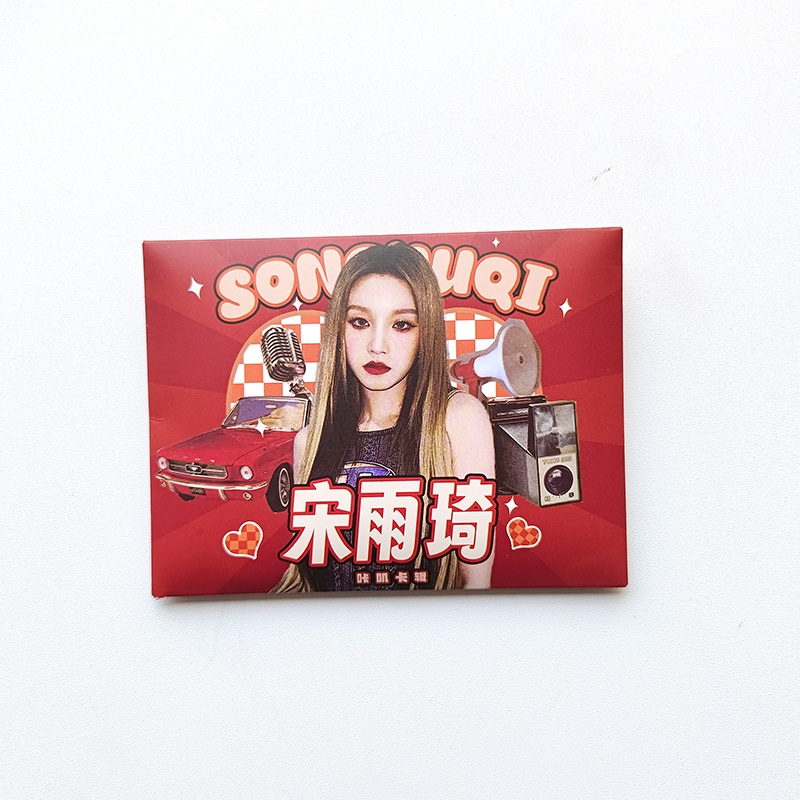 YUQI Kaji Card Collection (G)IDLE Laser Hologram Transparent Lomo