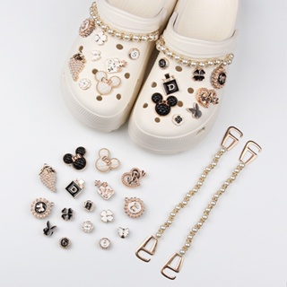 Jibbitz for Crocs Shoe Charms KC Gold Letters Jewelry Alloy Shoes