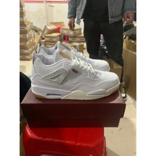 Jordan 4 clearance levis white price