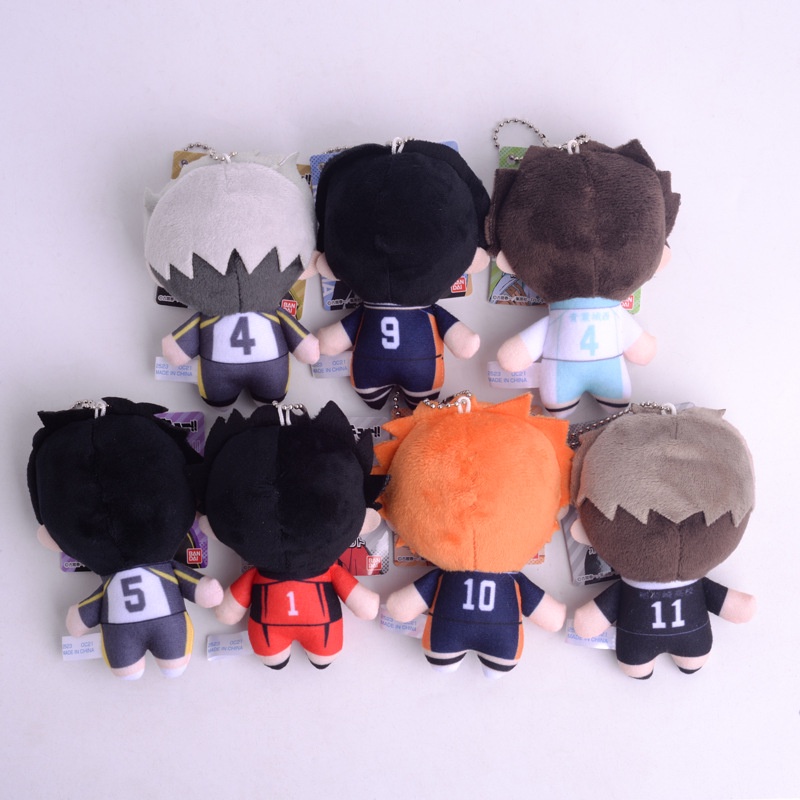 SQ3 Haikyuu Doll Keychain Plush Doll Toys Shoyo Kageyama Keyring Anime ...