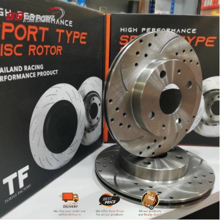 HONDA CIVIC SNA / FD / FB FOR (FRONT & REAR) - DISC ROTOR SPORT SLOTTED ...