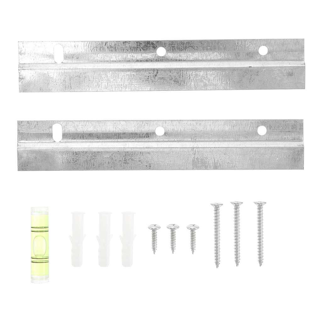 [READY STOCK] Metal Brackets Mirror Cleat Hanging System Picture Kit