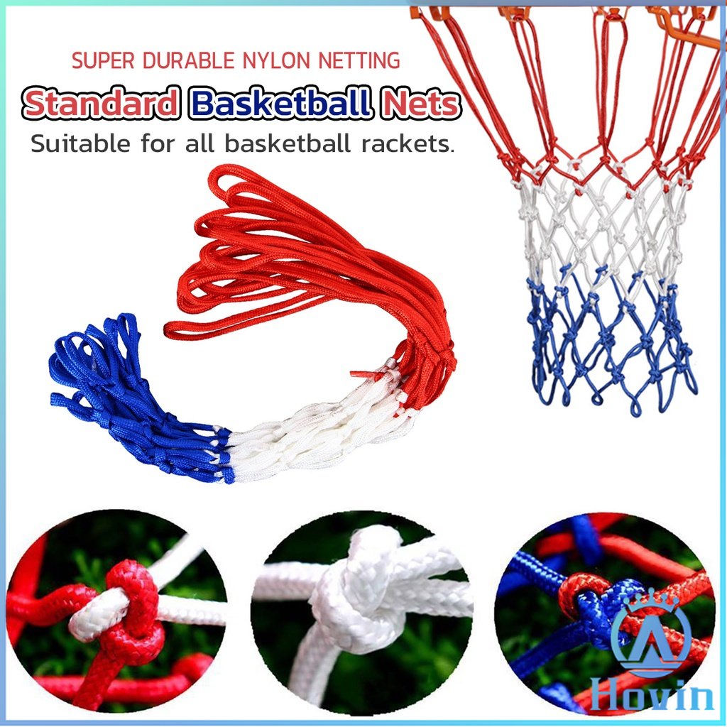 4mm/5mm Standard Basketball Nets AllWeather Heavy Duty Outdoor Net Competitions Replacement Net