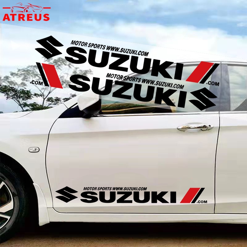 Suzuki Car Stickers Auto Door Side Body Decor Decals Antiscratch Cover