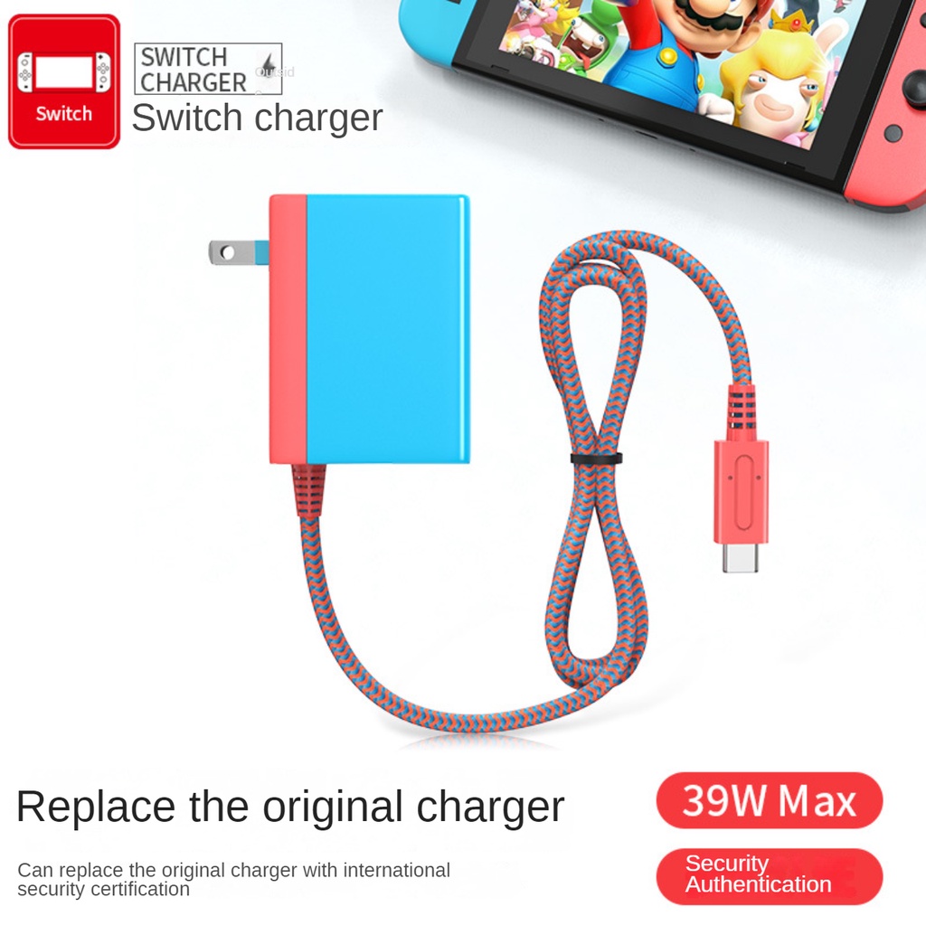 Nintendo Game Console Adapter 39W Fast Charging SWITCH with Cable