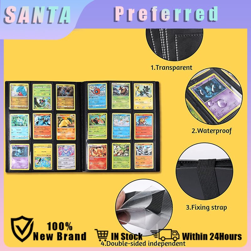 360 Game Cards Collection Book Card Pocket Holder Binder Card Album For ...