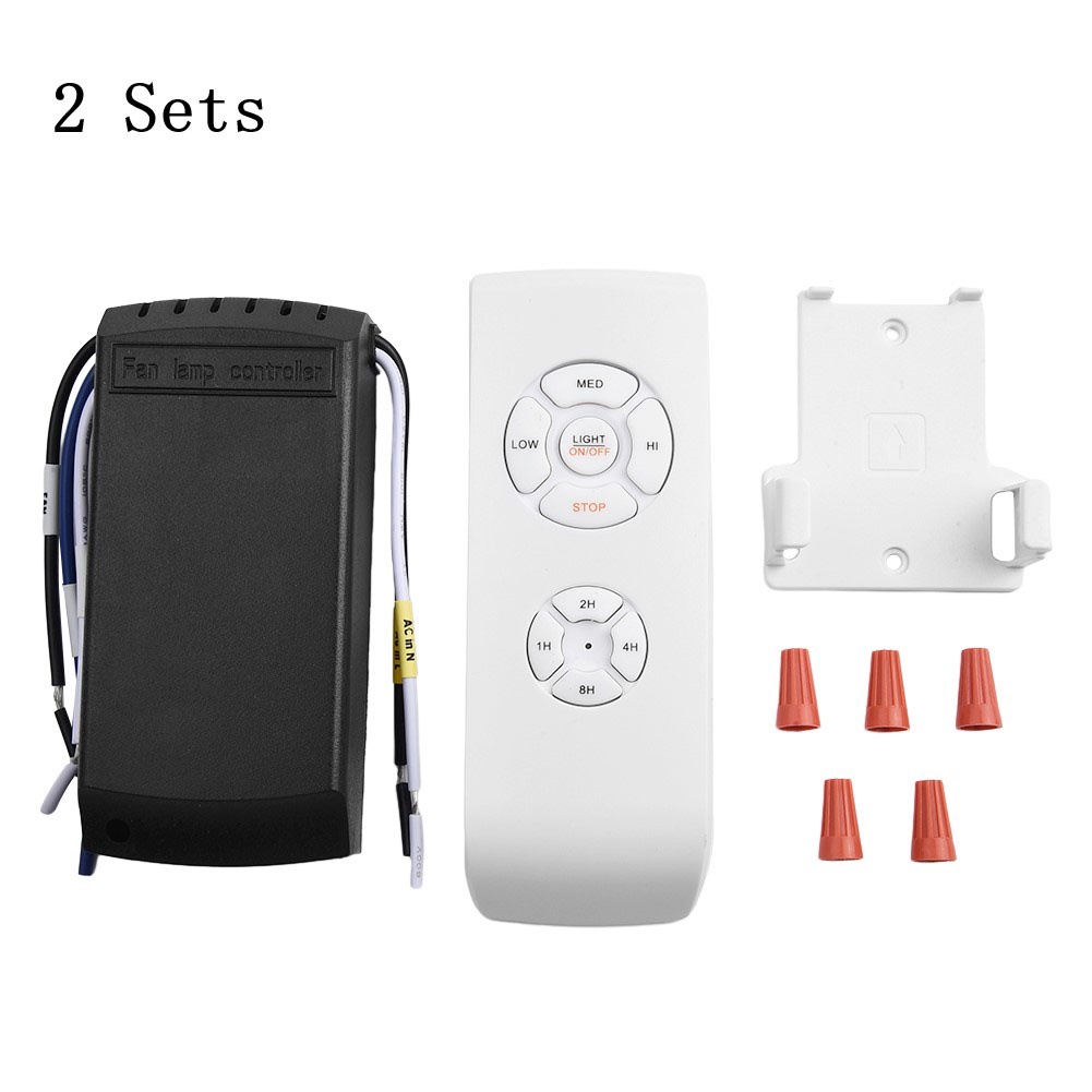 Universal Ceiling Fan Light Remote Control Kit Timing and Speed Remote