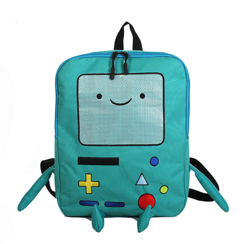 Cute Cartoon Dumb Adventure Time Backpack Soft Girl Two-dimensional ...