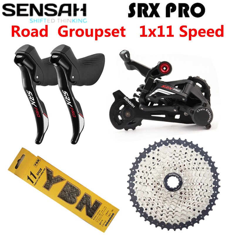 Sensah Srx Pro X Speed S Road Bike Groupset Sti R L Shifter Rear Derailleurs Cassette