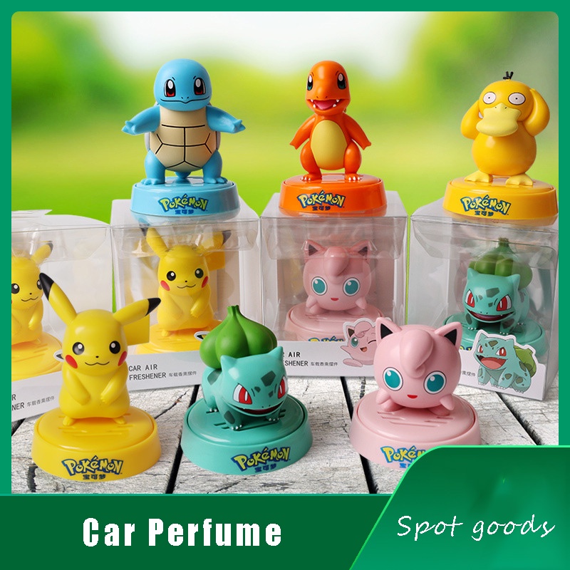 Pokemon Pikachu Charmander Bulbasaur Car Perfume Car Aromatherapy