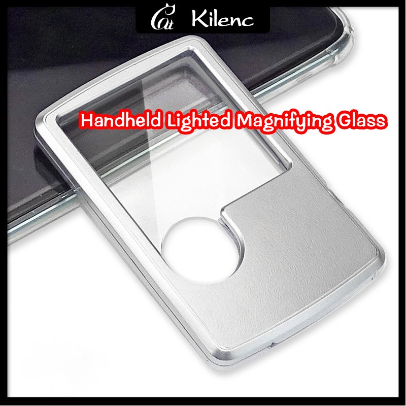 Lighted Magnifying Glass with LED Lights 6X Handheld Reading Magnifier