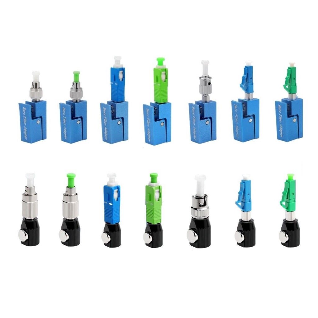 Bare Fiber Adapter FC SC ST LC Optical Connector OTDR Test Coupler ...