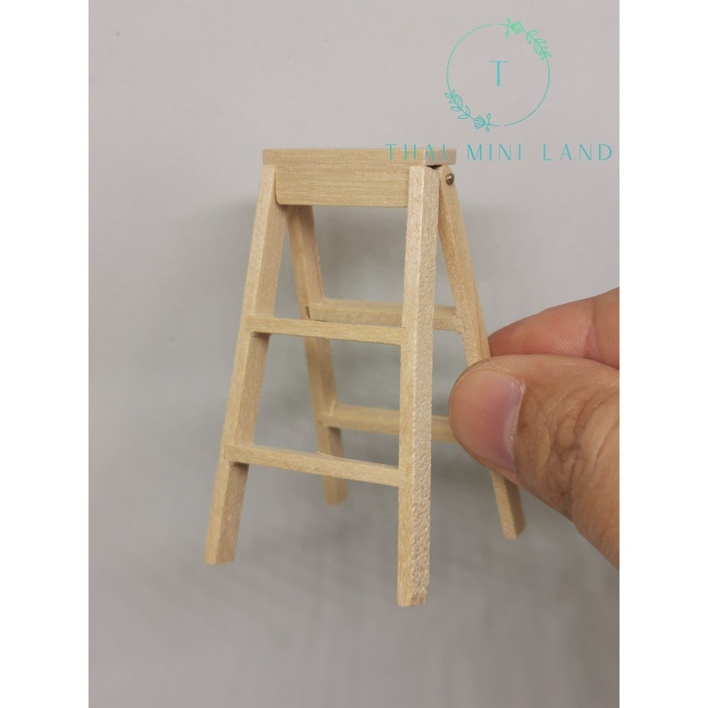 Miniature Ladder Wooden Foldable Dollhouse | Shopee Philippines