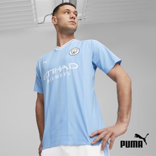 Puma Manchester City Authentic Phil Foden Home Jersey w/ Champions League Patches 23/24 (Team Light Blue/Puma White) Size XXL