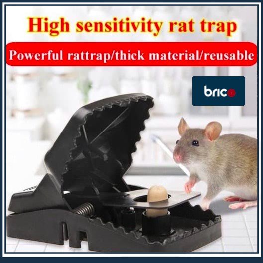 Brico 2PCS MOUSE RAT TRAPS - HIGH SENSITIVE SNAP BIG PLASTIC MOUSE TRAP ...