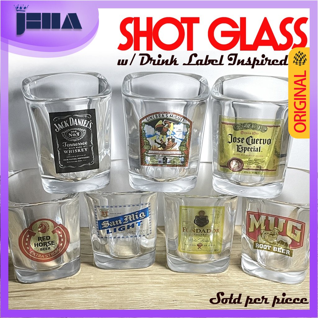 Shot Glass Drink Label Inspired with waterproof vinyl stickers -Jeha ...