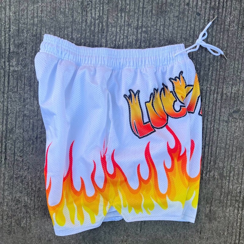 Luckiest | Flames Shorts | Shopee Philippines