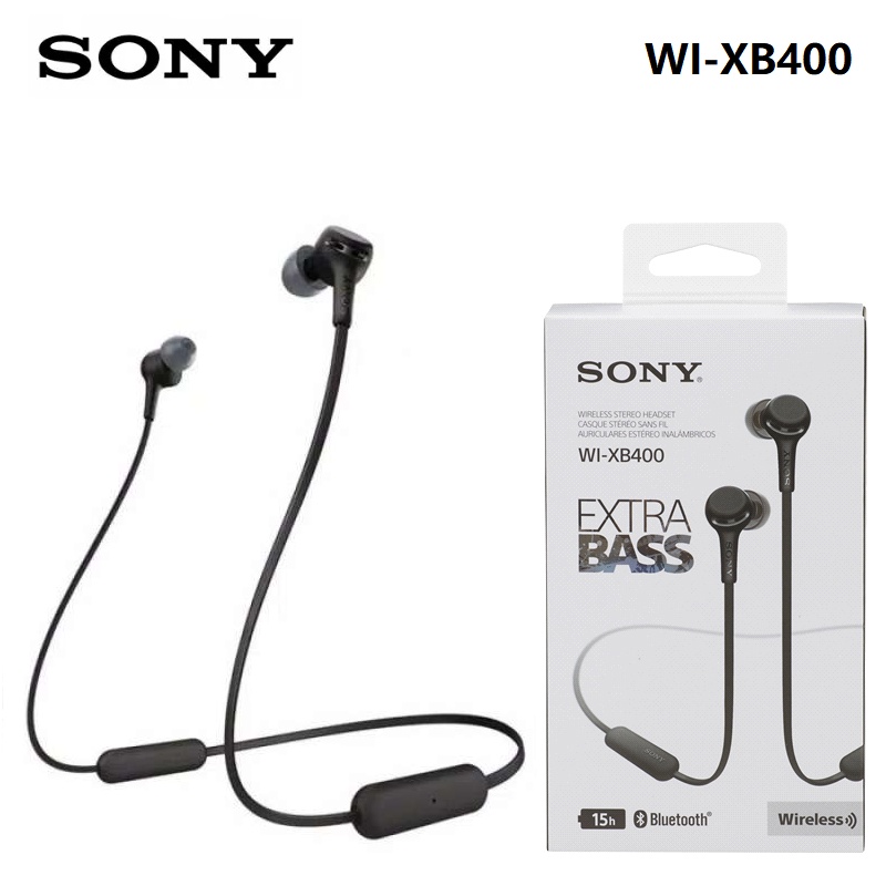 SONY WI-XB400 Wireless Stereo Earphones Bluetooth 5.0 Sport