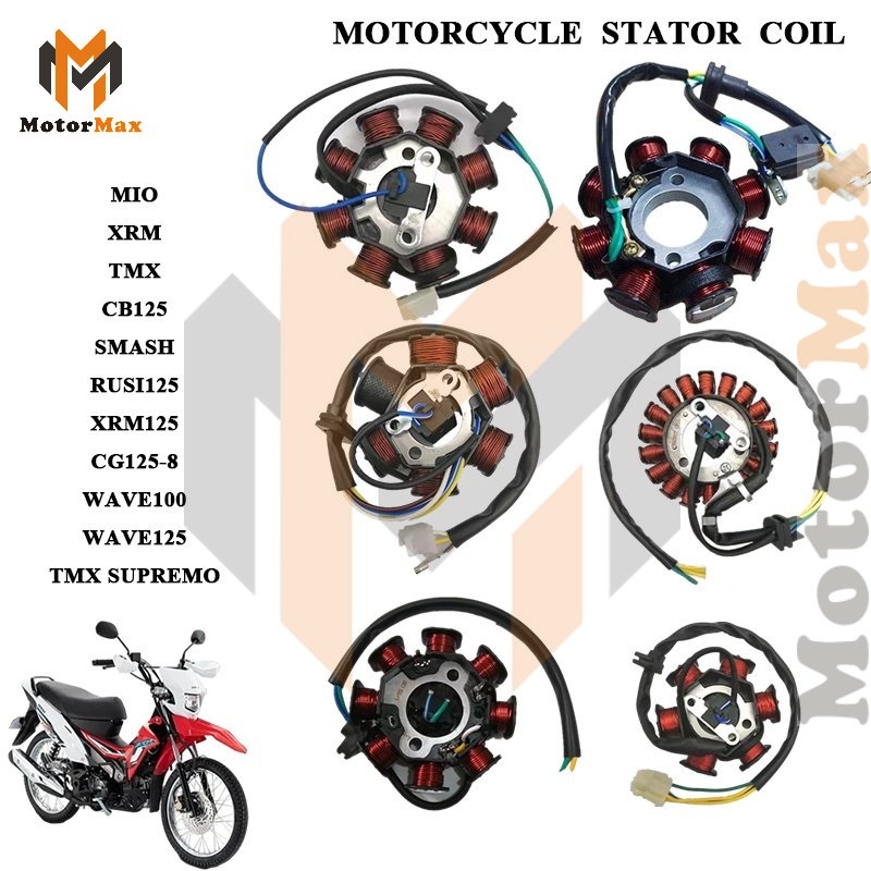 Motorcycle Stator Coil For XRM XRM125 MIO RUSI125 SMASH WAVE100 WAVE125
