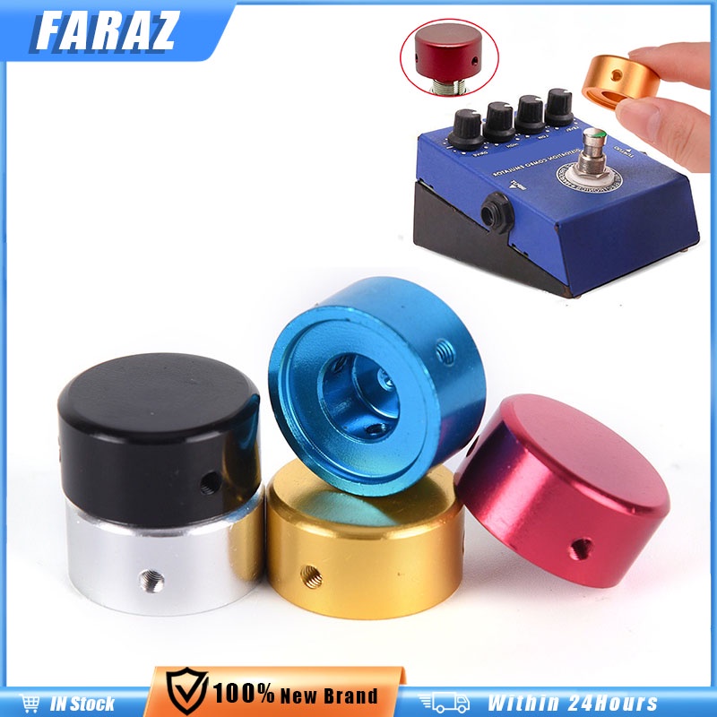 Multi Colors Electric Guitar Effect Pedal Alloy Foot Switch Toppers