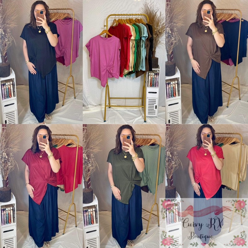 Plus size tally basic tee shopee philippines