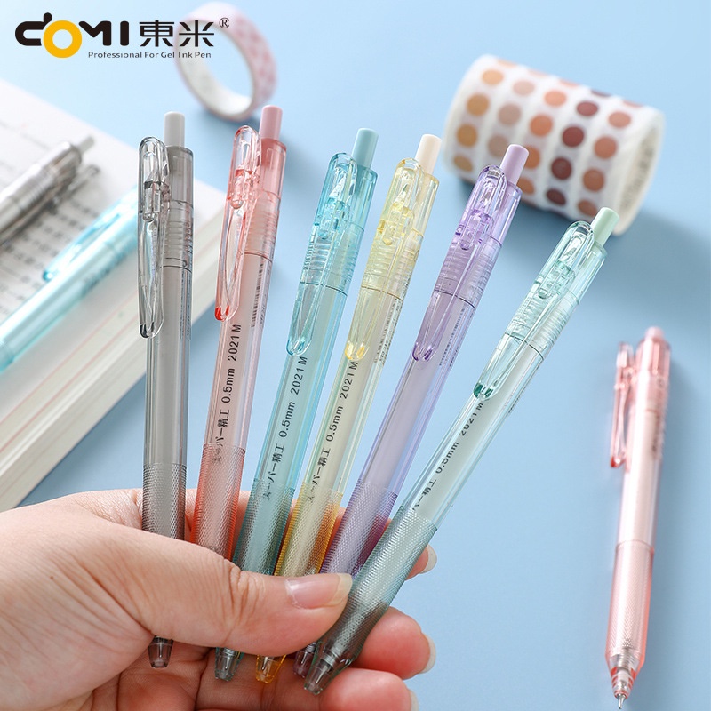 Domi DM-904 Tapered Pen Tip Press The Gel Pen Morandi Candy Color ...