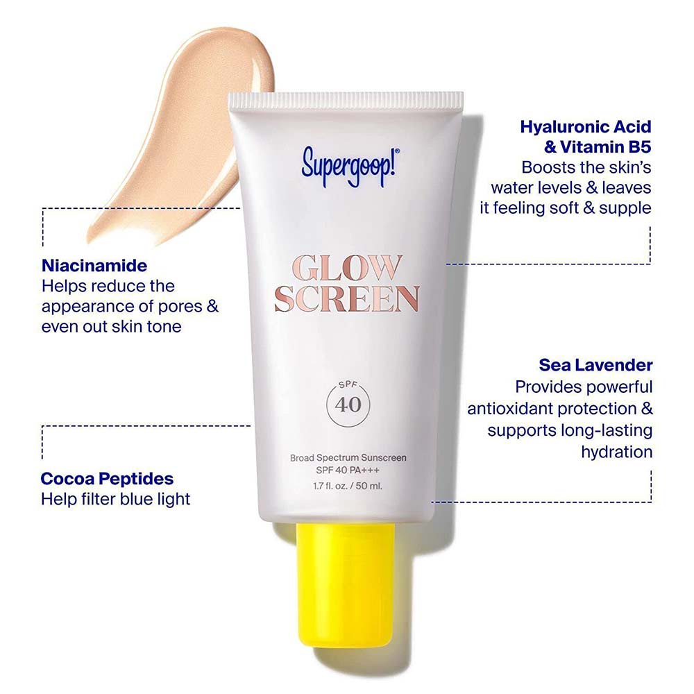 SUPERGOOP Unseen Sunscreen Broad Spectrum Sunscreen / SPF 40 PA ...