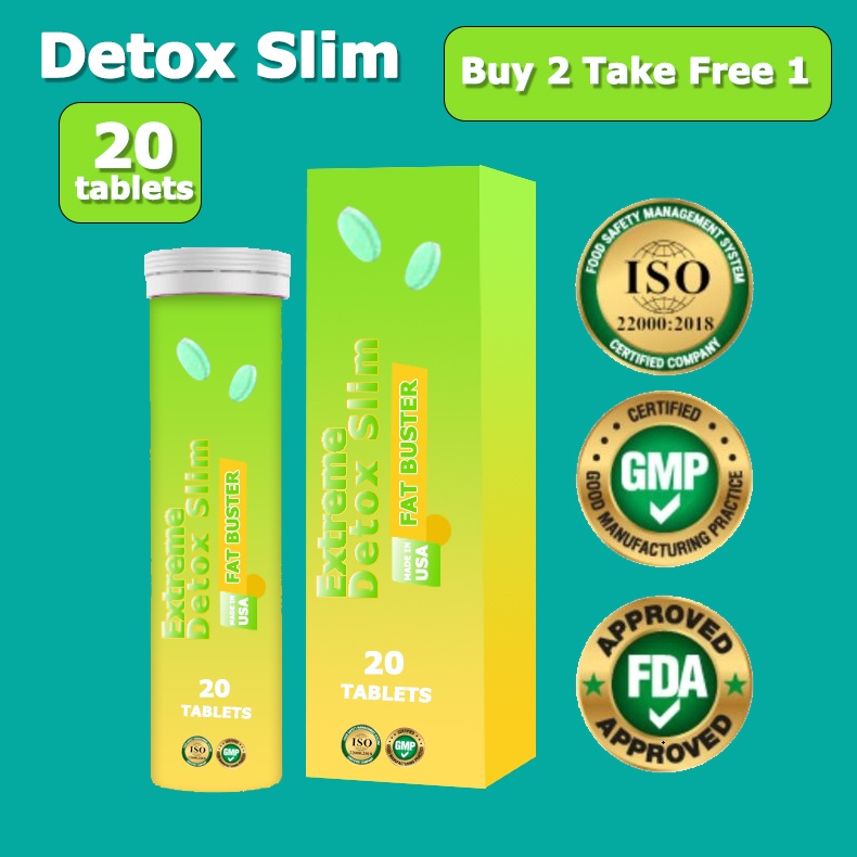 【Buy 2 Take Free 1】FDA Original Extreme Detox Slim Slimming