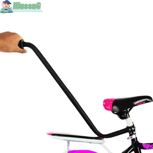 HUS Kids Bike Training Handle Non Slip Design Fast Learning Trainer Balance Push Bar For Most