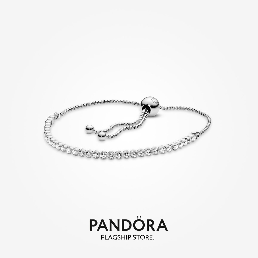 Pandora sparkling tennis bracelet (adjustable) Shopee Philippines