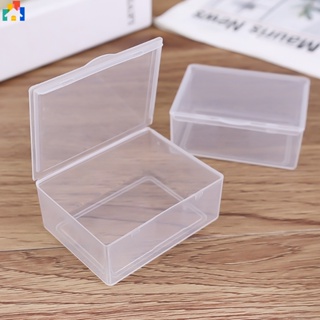 Transparent Nail Art Screw Storage Plastic Pill Chip Box Small