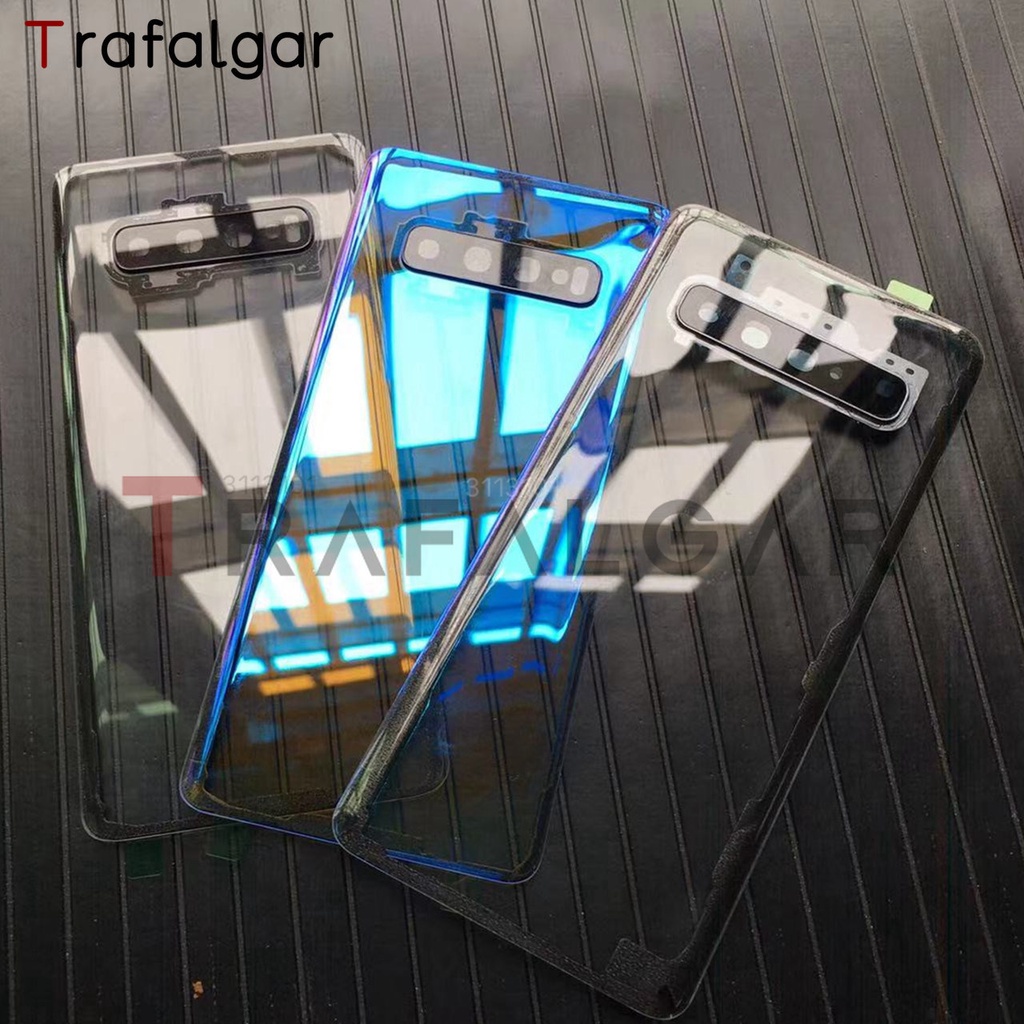 Clear Glass Back Cover For Samsung Galaxy S10 Plus S10 5G S10e Battery