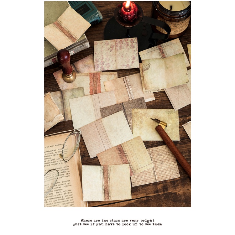 Midoo 40pcs/lot A Brief History of Books Vintage Letter Newspaper ...