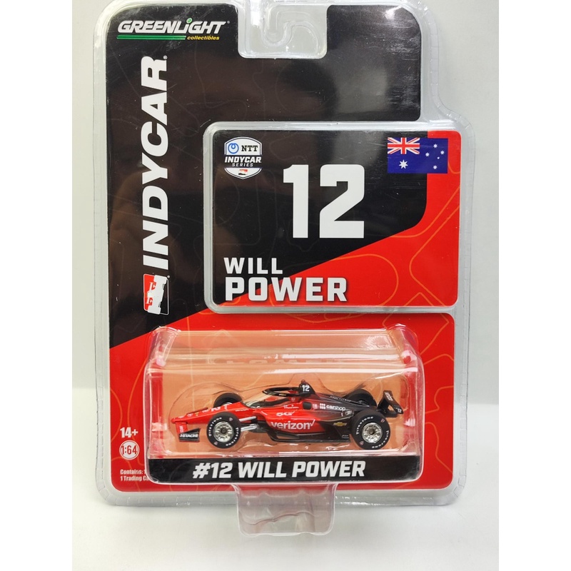 Greenlight 164 2022 F1 NTT IndyCar Series 12 Will Power Diecast Metal