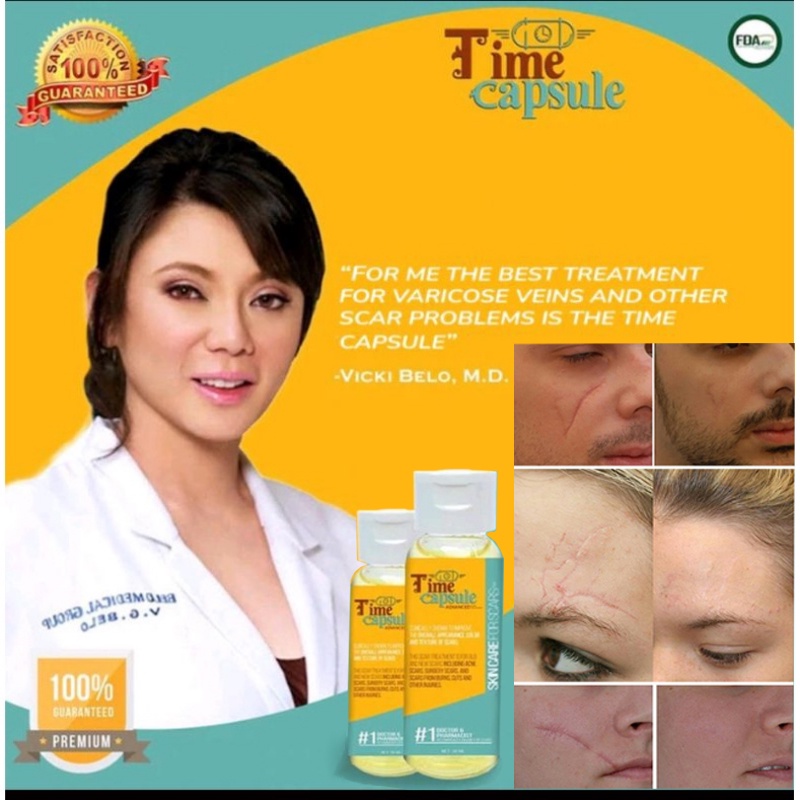 Authentic Time Capsule By.Dra. Vicky Belo, anti acne,for scars old scar
