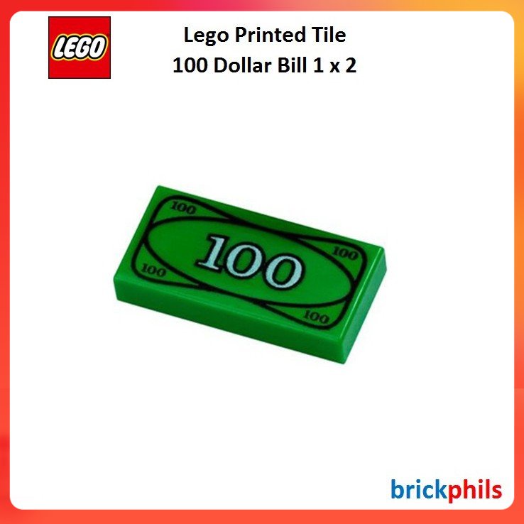 Lego 100 cheap dollar bill