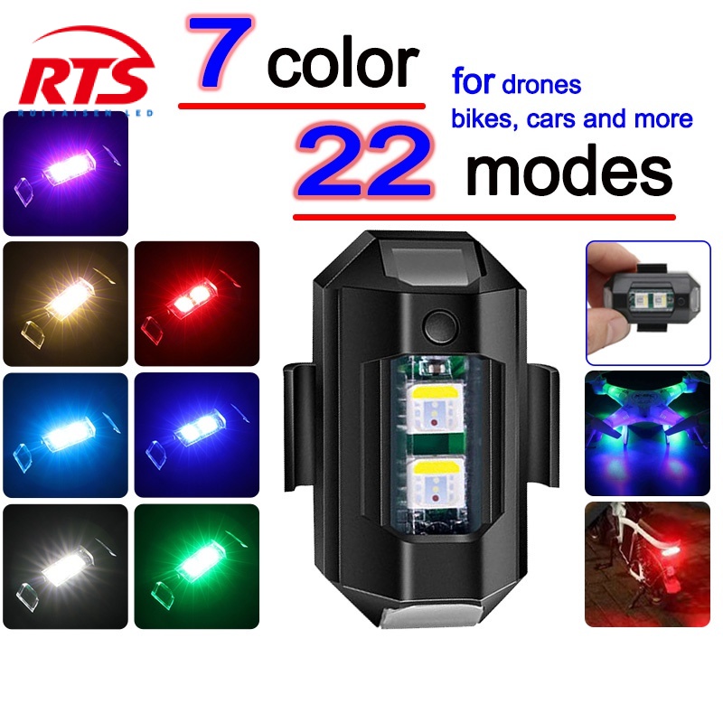 [Ready Stock]led Rechargeable Flashing Lights Modified Drones Lights ...