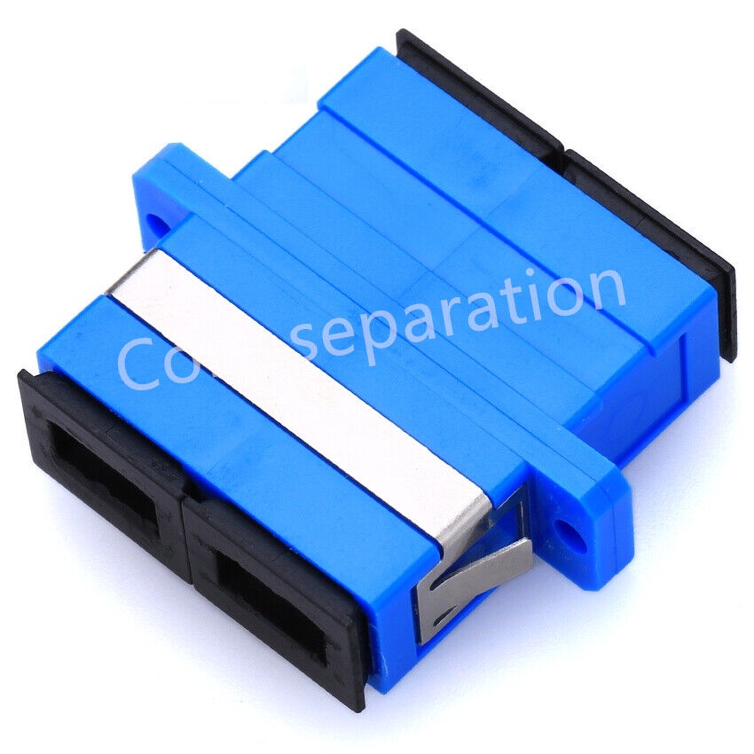 20 Pieces SC-SC APC Dual-Core Fiber Optic Adapter Conversion Head ...