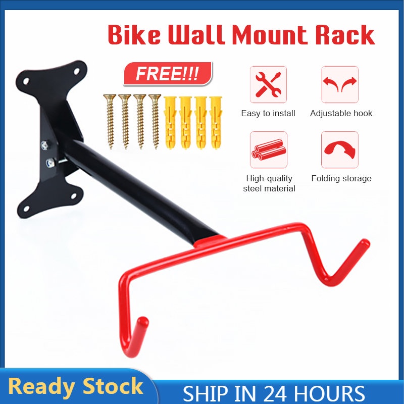 Bike Wall Mount Rack Heavy Duty Bicycle Display Bike Hook Bike Wall ...