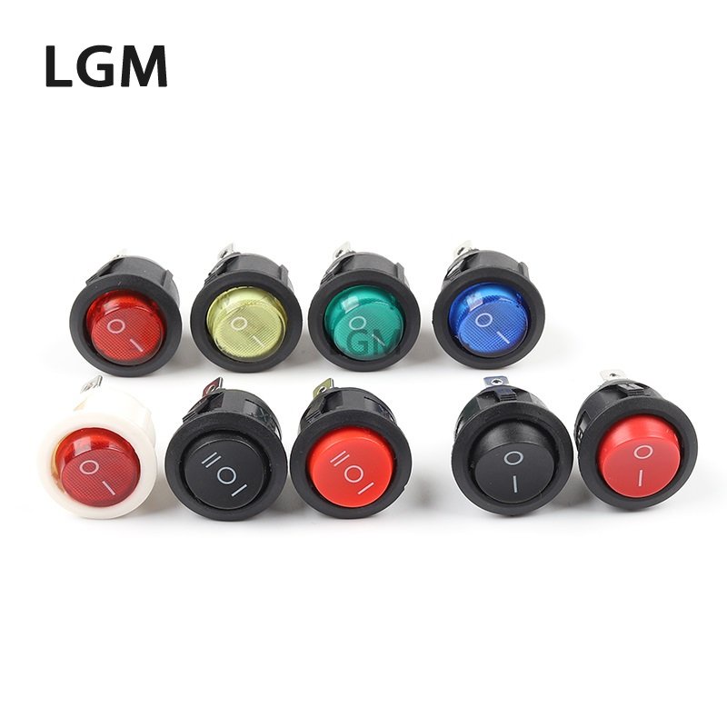 5Pcs KCD1 Rocker Switch 2Pin 3Pin 4Pin ON-OFF-ON ON-OFF 23mm 20mm 6A ...