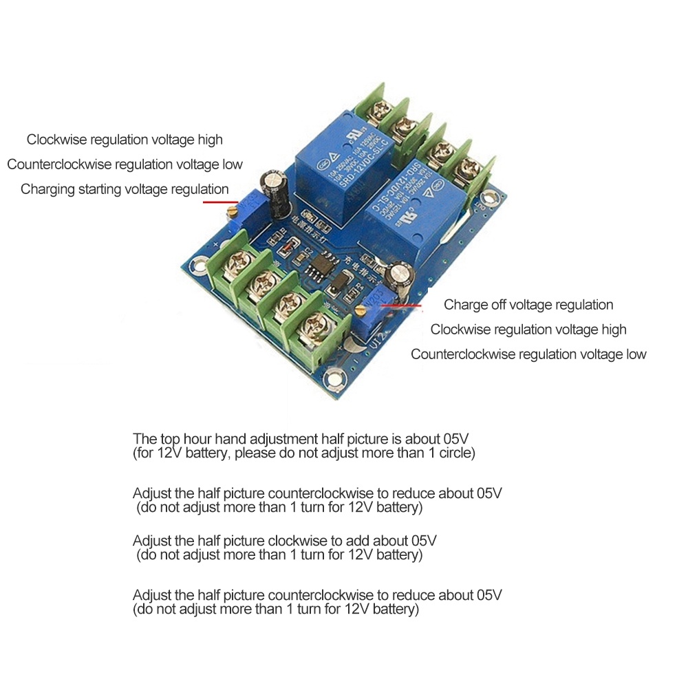 Occkic Power Module Automatic Power Switch Module DC12V 10A Switch ...