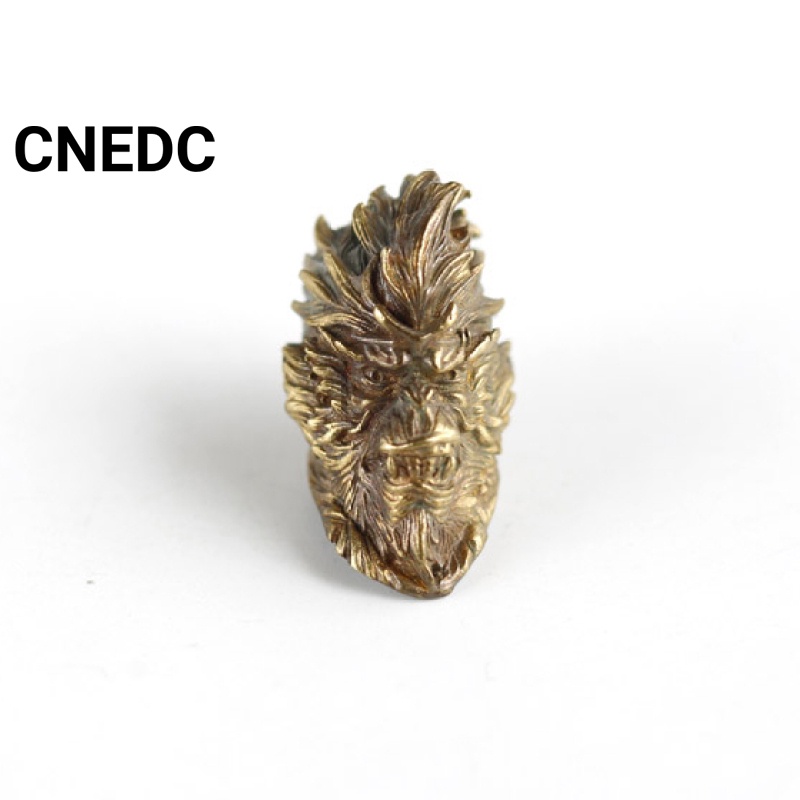 CNEDC Brass Monkey EDC Pendant Accessories Car Keychain Paracord