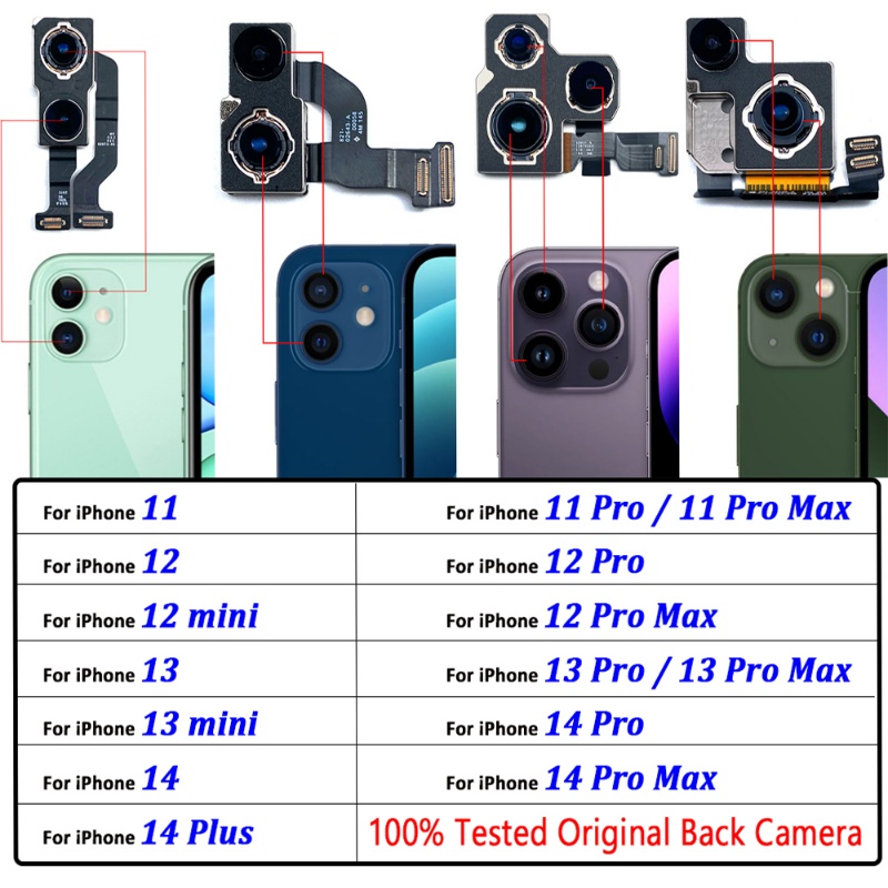1pcs/lot 100% Tested Original Rear Big Back Camera Module Flex Cable ...