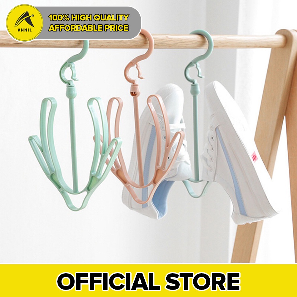 Annil Movable Drying Shoe Rack Hook Rotating Drying Racks 1pc | Shopee ...