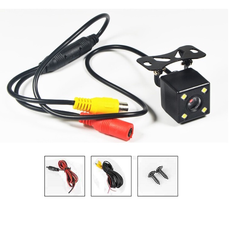 HD 4 LED Night Vision Rear View Camera 170 Degrees Wide Angle Universal ...