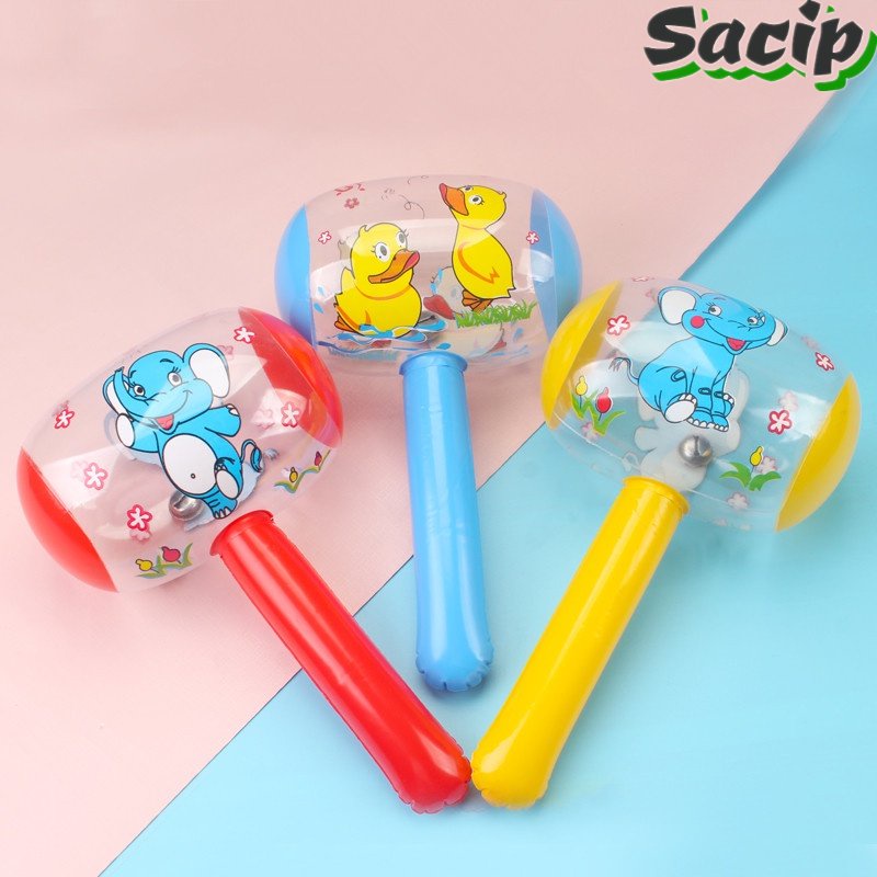 Sacip Inflatable small hammer toy inflatable hammer with bell (ZD#C022 ...