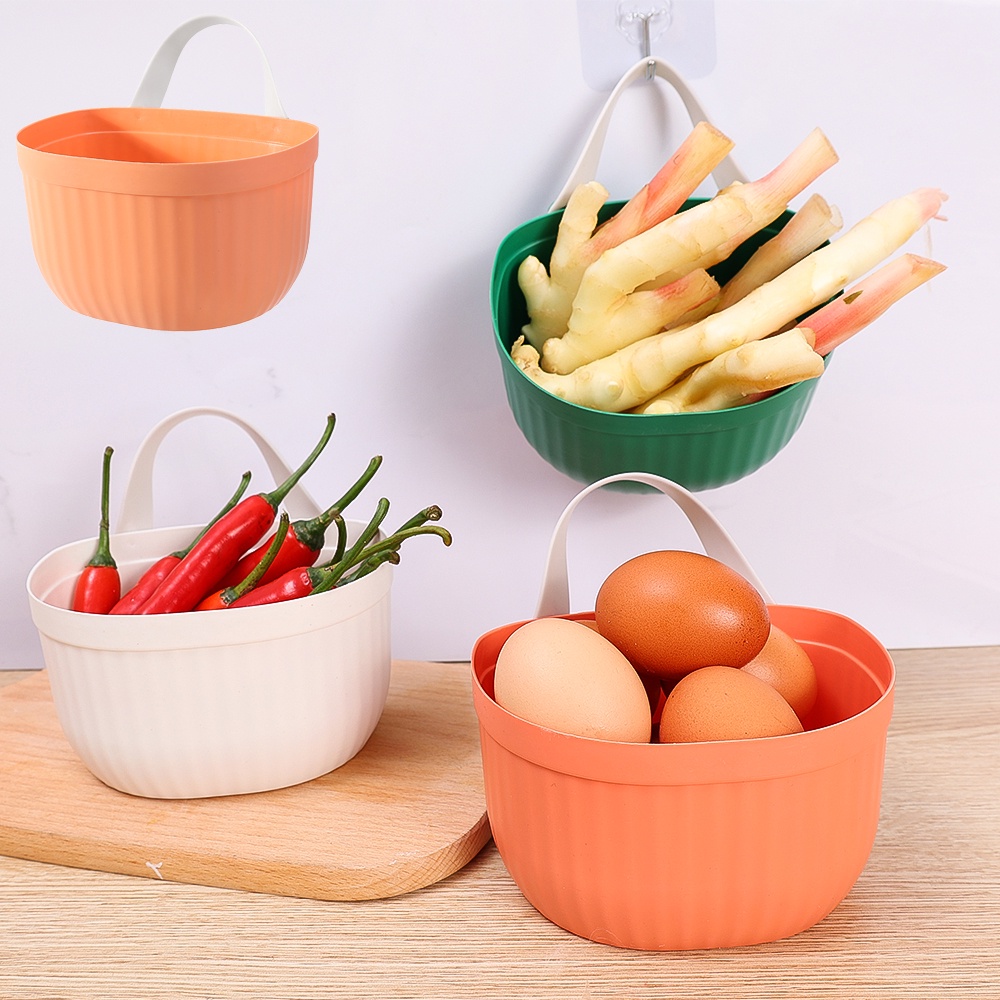 Multi-function Hanging Rack with Hook / Kitchen Onion Ginger Garlic ...