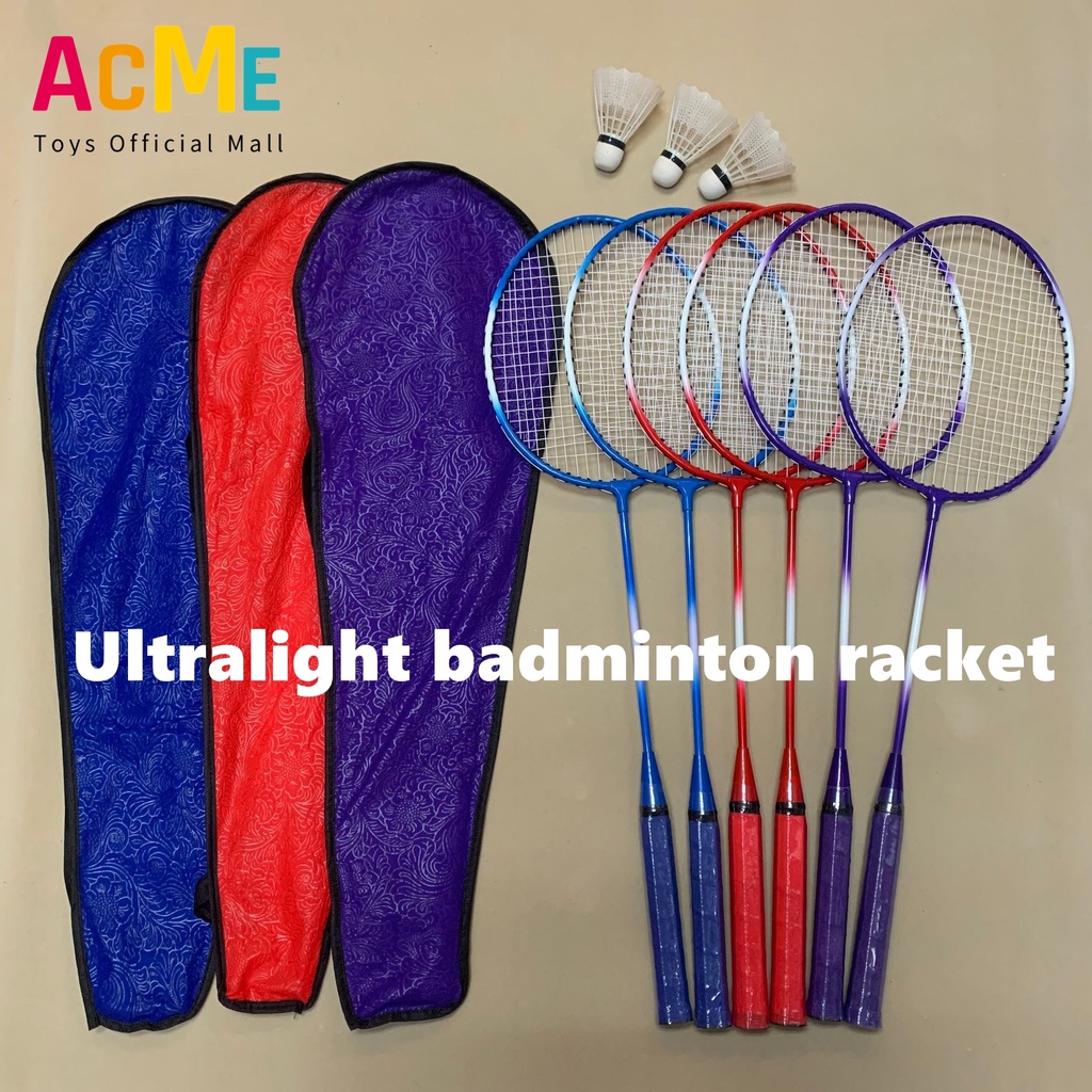 Badminton Racket Set Couple Alloy Split Racket for Student Beginner