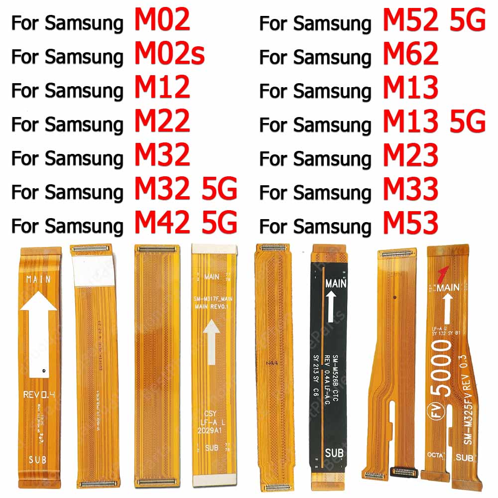 Main Board Flex Cable For Samsung Galaxy M02 M02s M12 M22 M32 M42 M52 ...