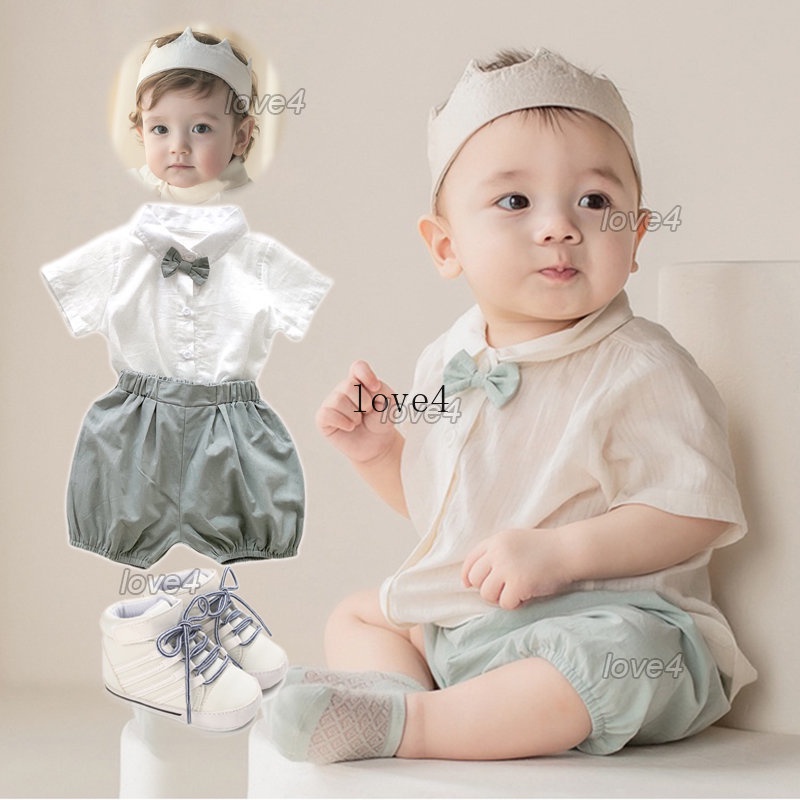 Christening Clothes for Baby Boy Baptism Terno Kids Boy 2 Years Old Boy Outfit Baptismal White